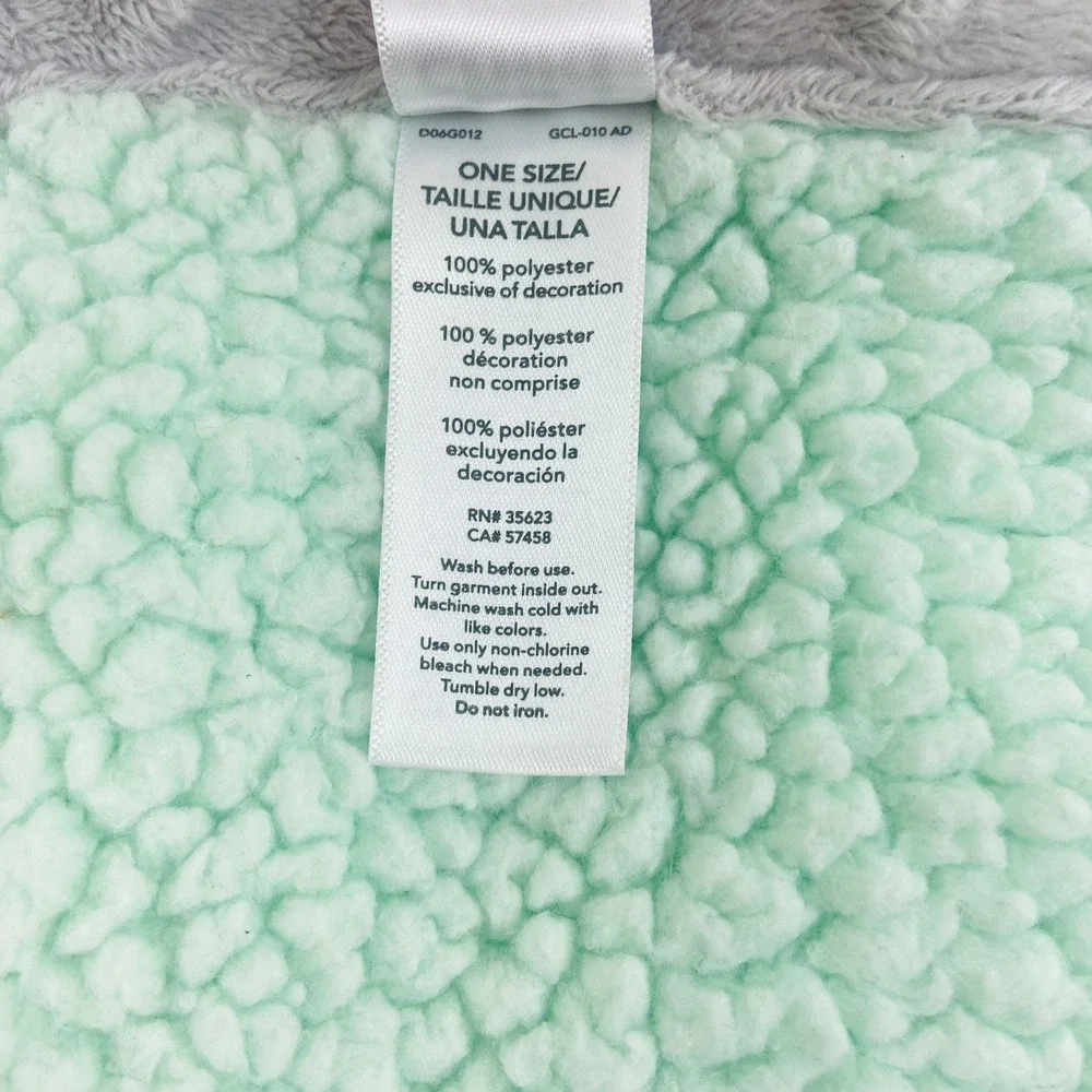 Carter's Child Of Mine Lamb Stars Green Sherpa Security Lovey Blanket 30